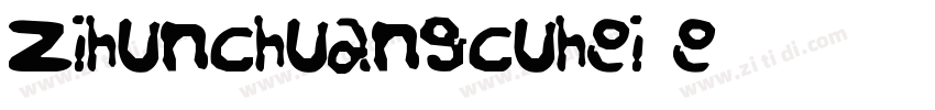 zihunchuangcuhei Re字体转换